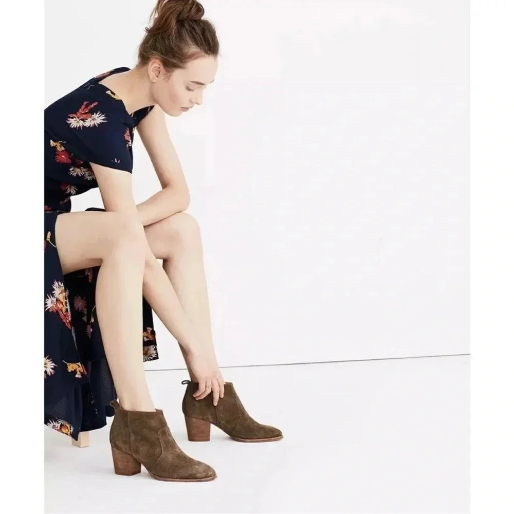 Madewell Brenner Ankle Boot in Suede size 9 - Picture 9 of 9